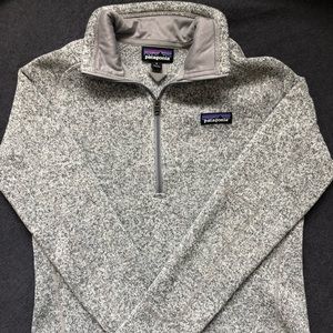 Patagonia grey 1/4 zip Better Sweater